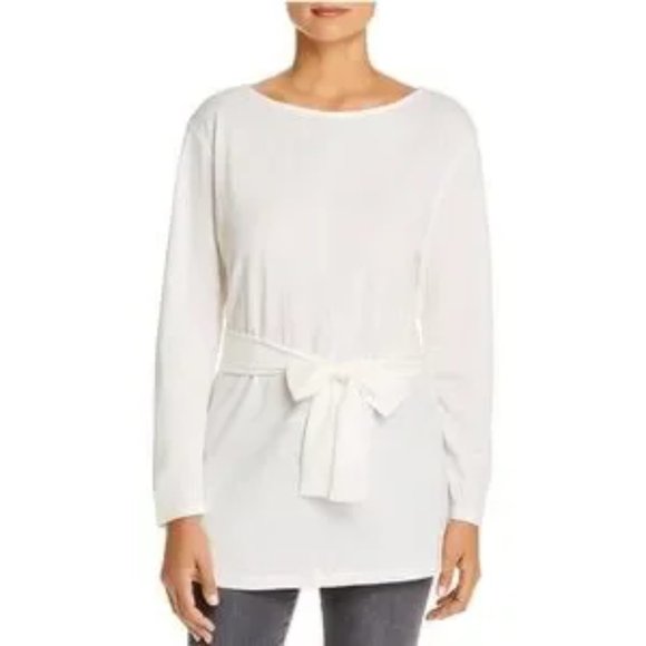 Kenneth Cole New York Tops - KENNETH COLE NEW YORK Timeless Knot Tunic Top in Soft White Vanilla Size X Small